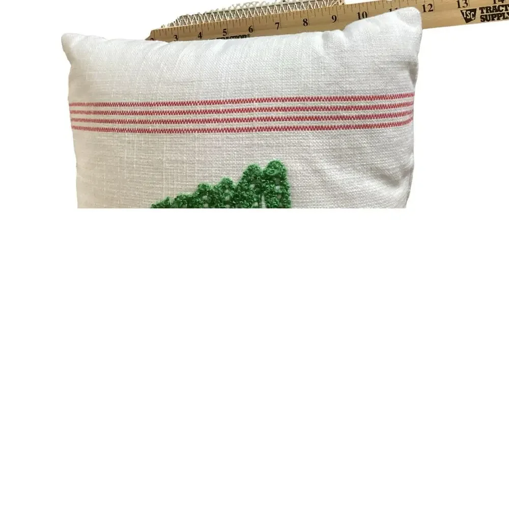 Needlework Christmas Trees Holiday Pillow Pillow 18